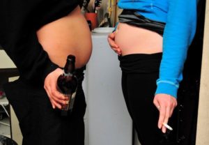 Выпитый алкоголь, не знала что беременна