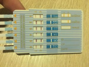 Тест на наркотики показ слабые полосы 3 из 5