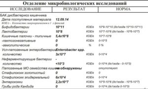 1 Staphylococcus warneri 10^5 КОЕ/мл 2 Streptococcus pyogenes 10^4 КОЕ/мл