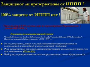 На сколько процентов защищает презерватив от беременности