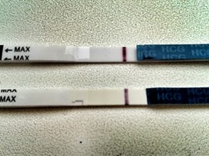 Слабоположительные тесты на беременность