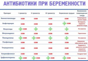 Разрешено ли зачать беренка если муж пьет антибиотик