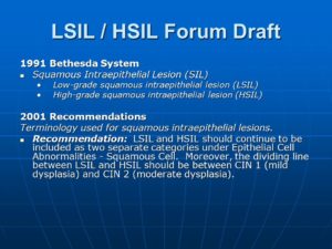Bethesda System: L-SIL (HPV+)